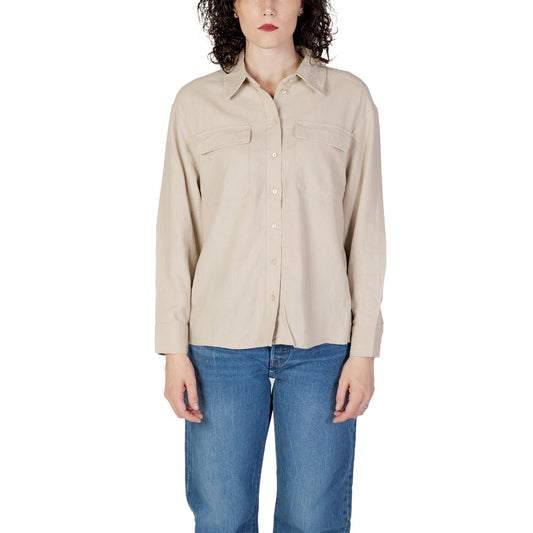 Chemise en lin beige uniquement
