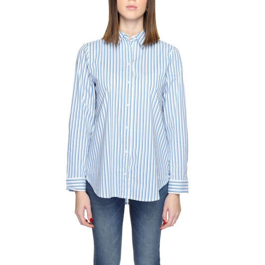 Chemise en coton bleu Street One