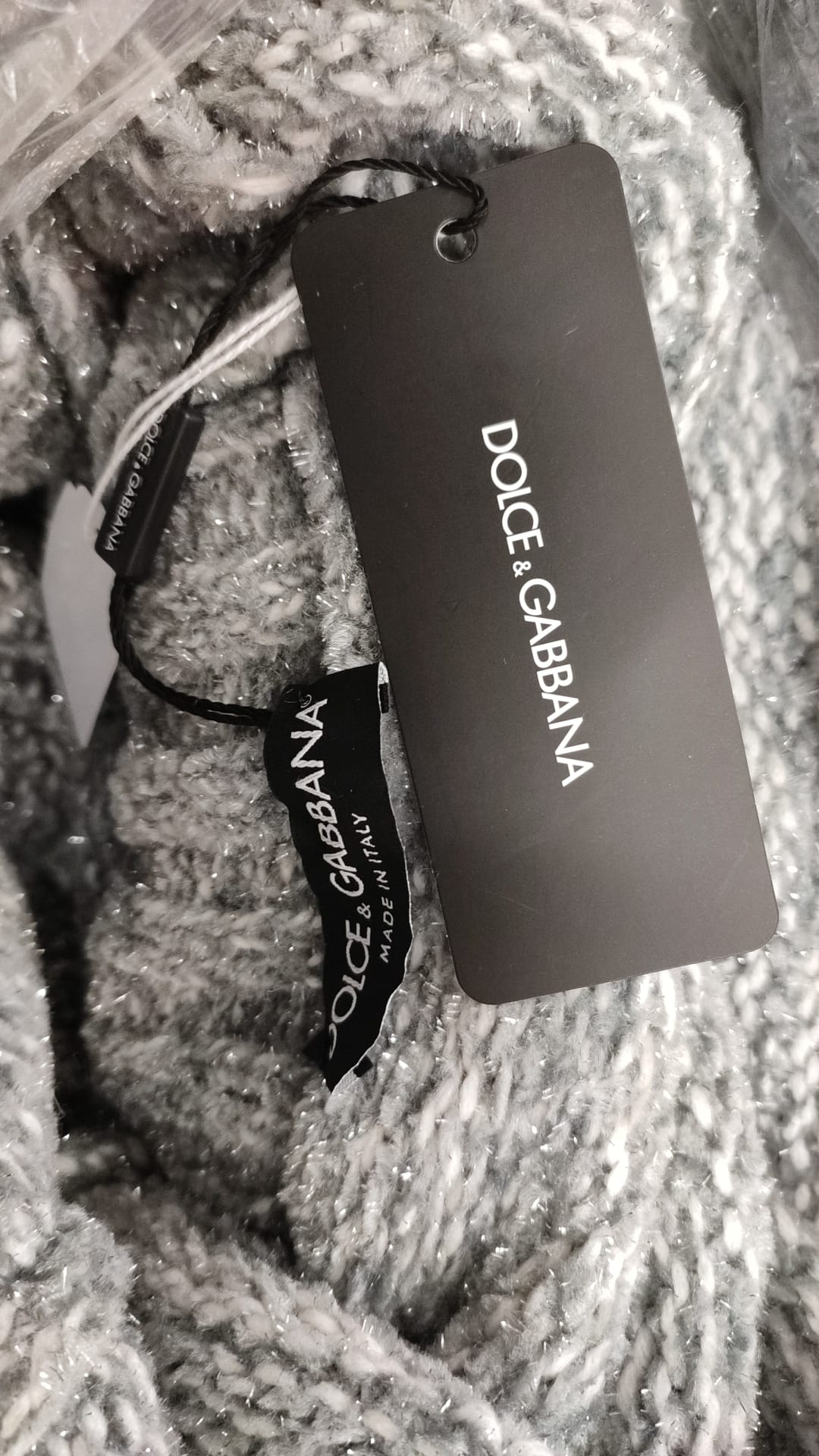 Dolce & Gabbana Gray Cashmere Turtle Neck Pullover Sweater by Dolce & Gabbana
