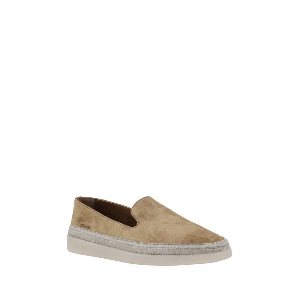Mocassins en daim Prada