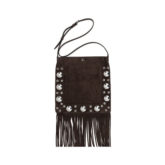 Sac bandoulière à franges Valentino Garavani