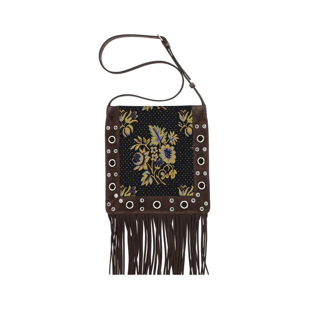 Sac bandoulière à franges Valentino Garavani