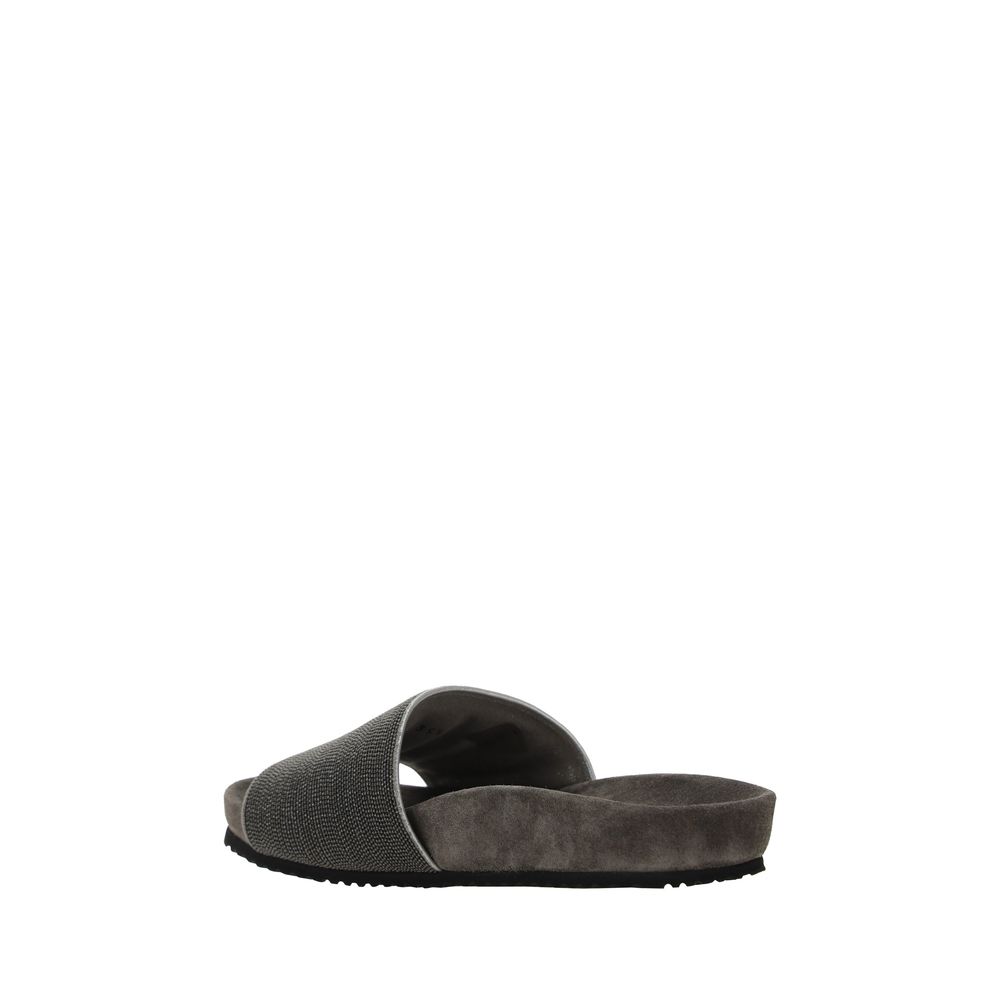 Brunello Cucinelli Sandalen Kalfsleer Zool Bovenstof