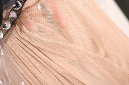 Dolce & Gabbana Brown Silk Sleeveless Shift Maxi Dress by Dolce & Gabbana