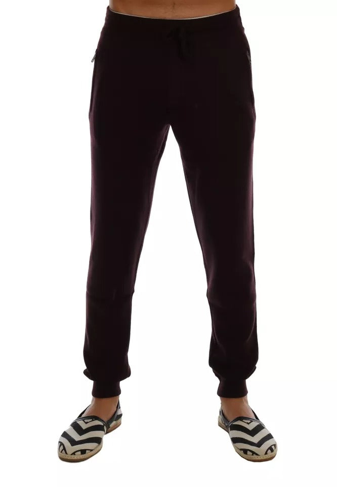 Dolce & Gabbana Purple Cashmere Gym Training Sport Pants by Dolce & Gabbana