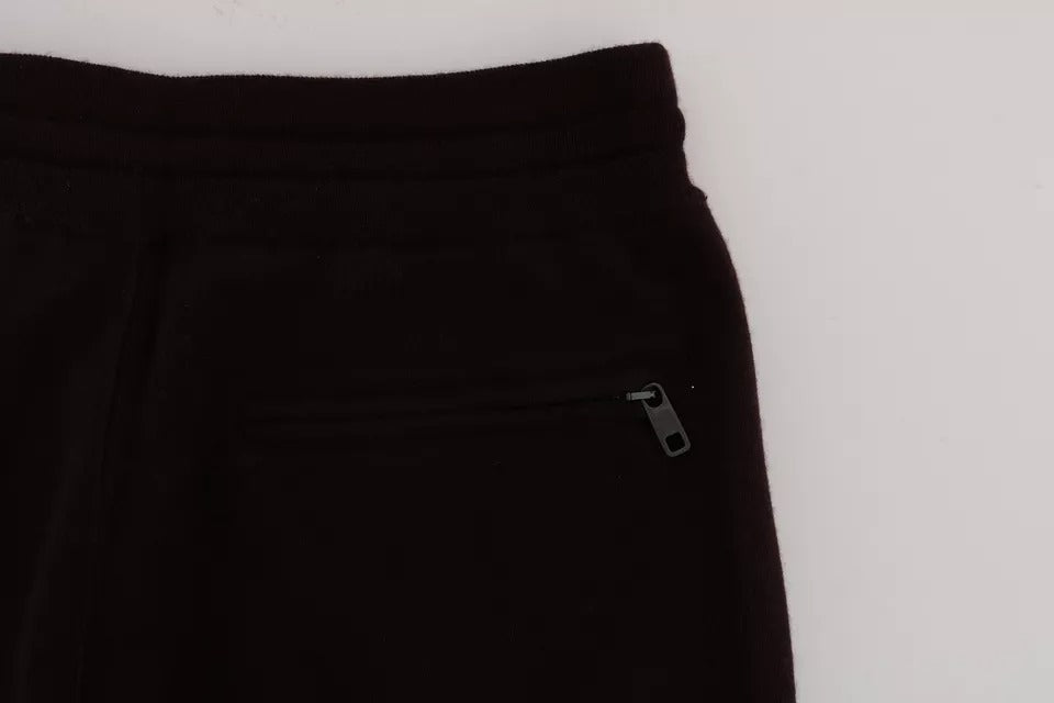 Dolce & Gabbana Purple Cashmere Gym Training Sport Pants by Dolce & Gabbana