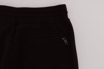 Dolce & Gabbana Purple Cashmere Gym Training Sport Pants by Dolce & Gabbana