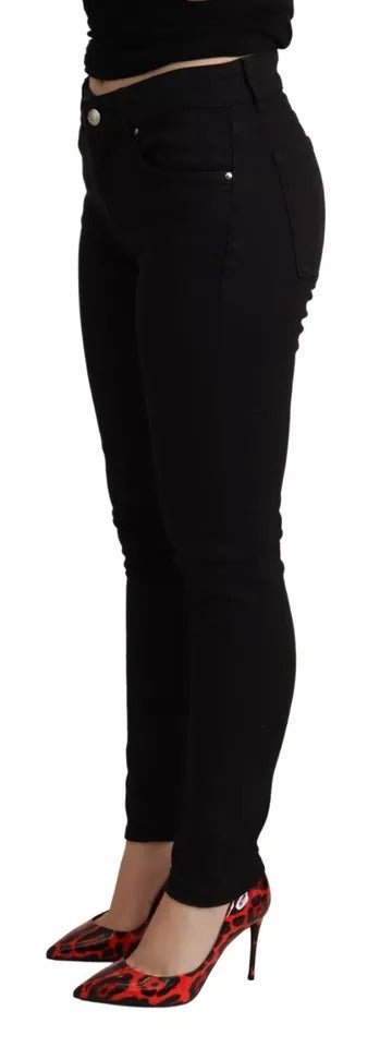 Dolce & Gabbana Black Cotton Stretch Skinny Denim Jeans by Dolce & Gabbana