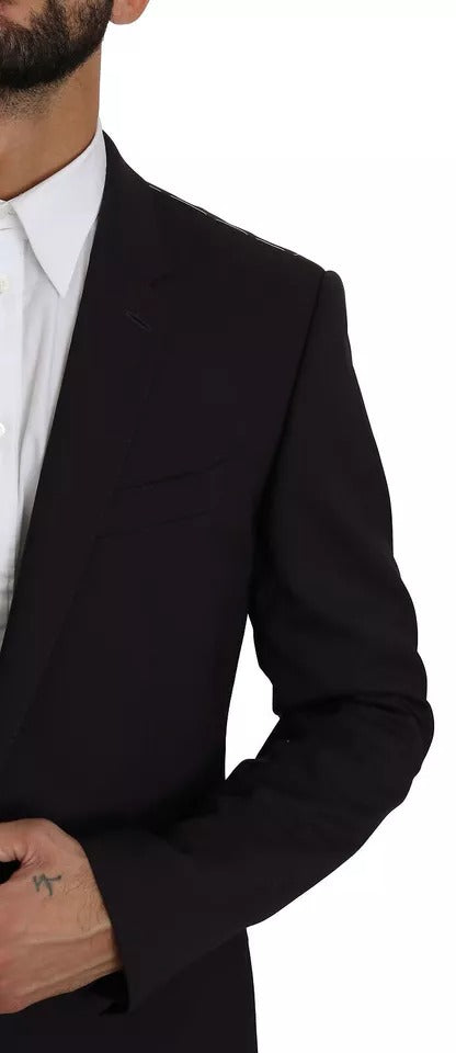 Dolce & Gabbana Purple MARTINI Wool Stretch 2 Piece Suit by Dolce & Gabbana
