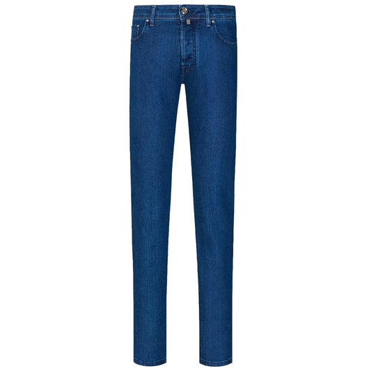 Jacob Cohen Blue Cotton Men Jeans by Jacob Cohen