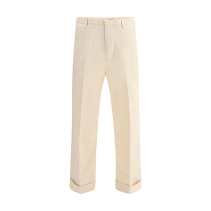 Pantalon large en coton Valentino