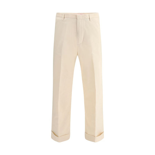 Pantalon large en coton Valentino