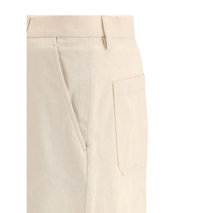 Pantalon large en coton Valentino