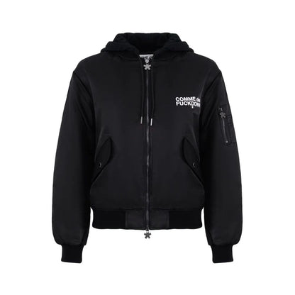Comme Des Fuckdown Black Nylon Jackets &amp; Coat