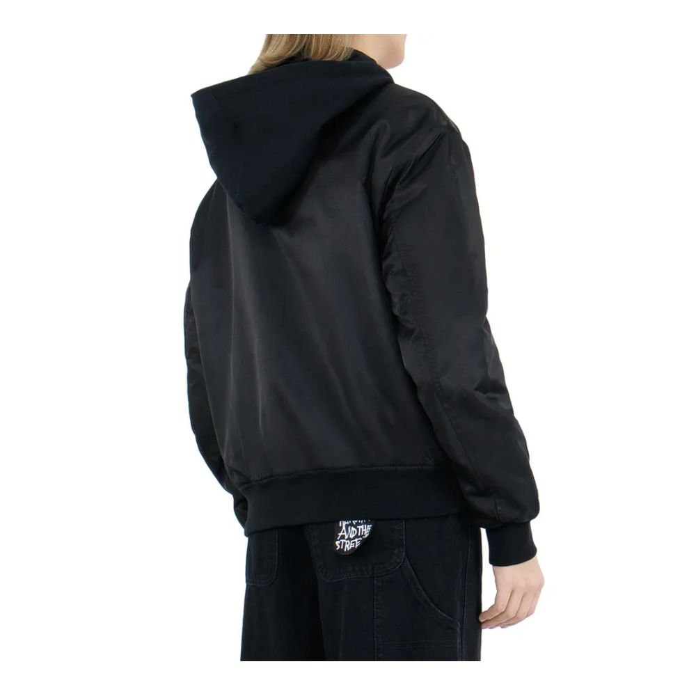 Comme Des Fuckdown Black Nylon Jackets &amp; Coat