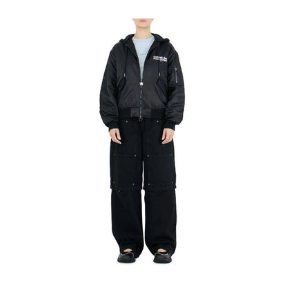 Comme Des Fuckdown Black Nylon Jackets &amp; Coat