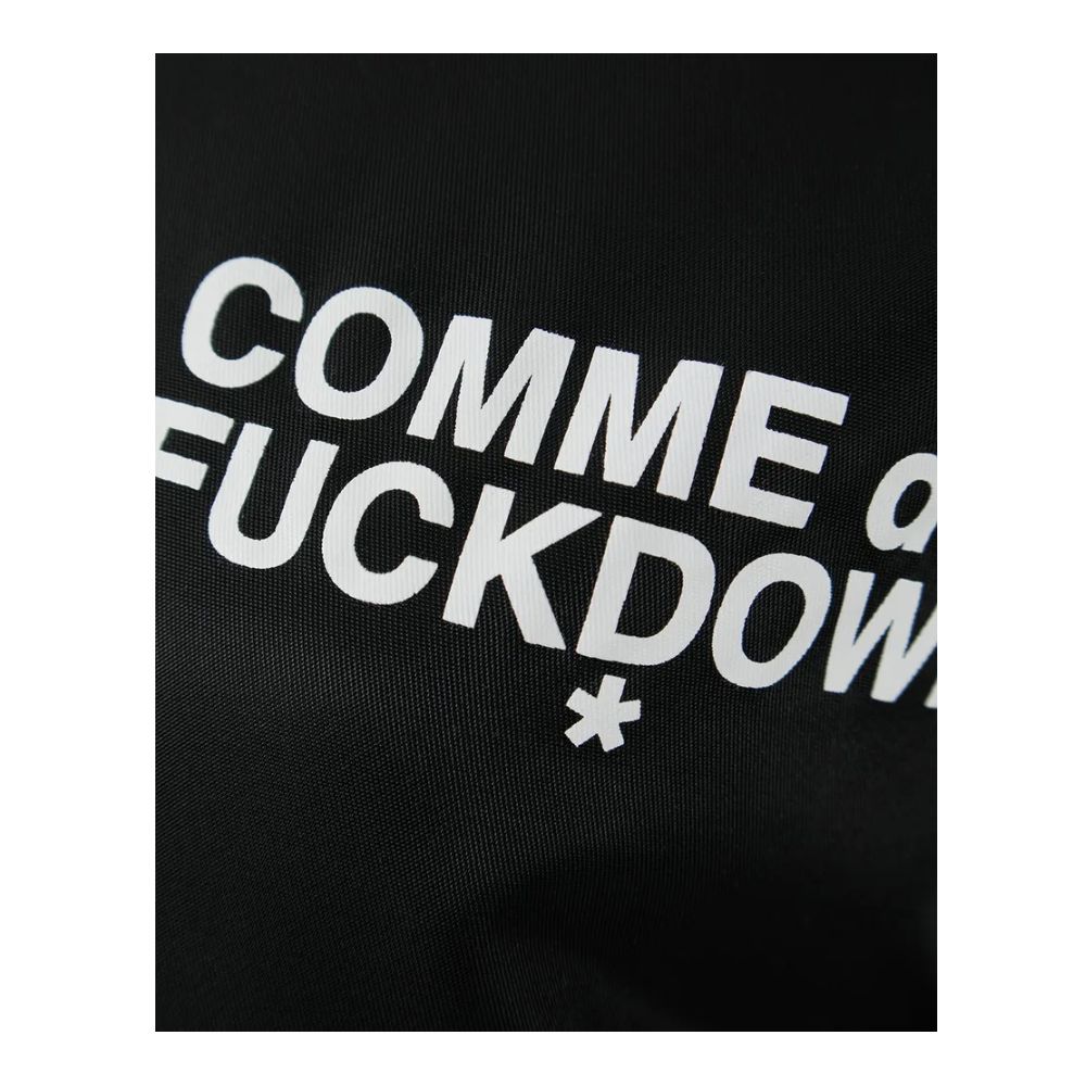 Comme Des Fuckdown Black Nylon Jackets &amp; Coat