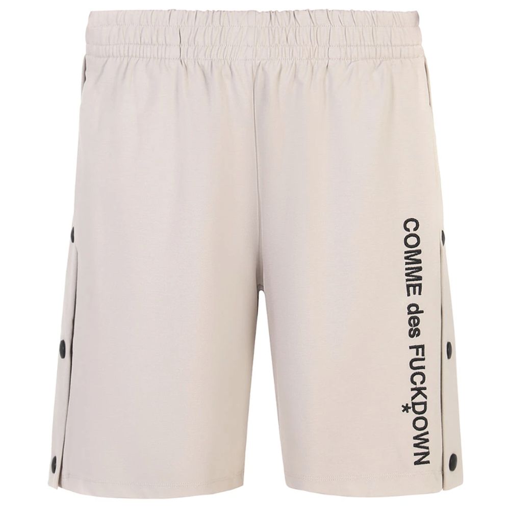 Comme Des Fuckdown Short en Viscose Beige