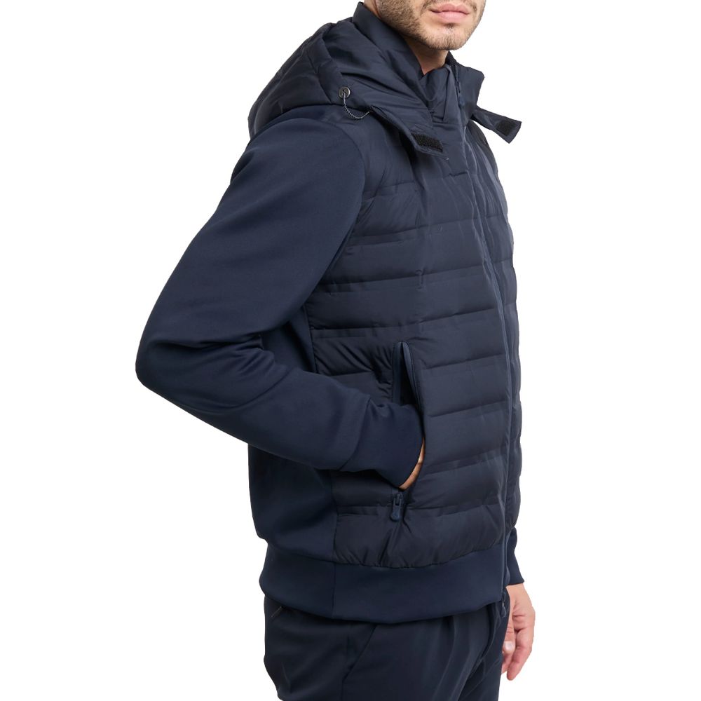 People Of Shibuya Blue Polyester Jacket by People Of Shibuya