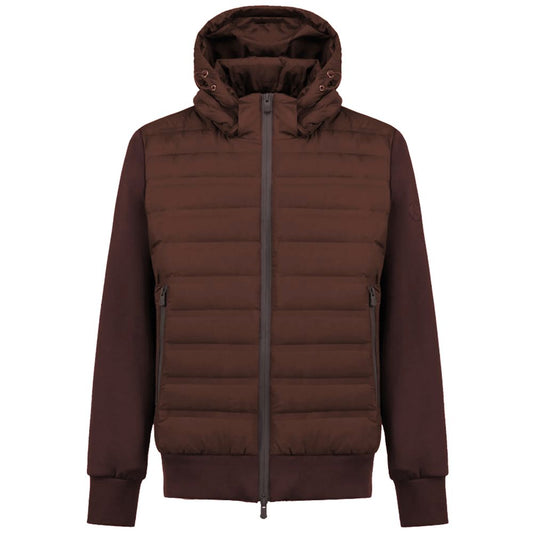 People Of Shibuya Brown Polyester Jacket by People Of Shibuya