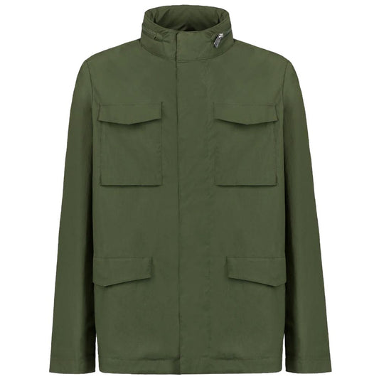 People Of Shibuya Green Cotton Jacket by People Of Shibuya