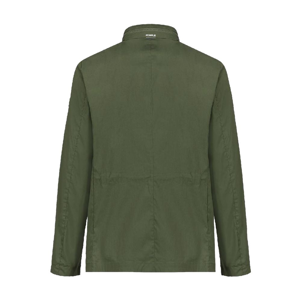 People Of Shibuya Green Cotton Jacket by People Of Shibuya