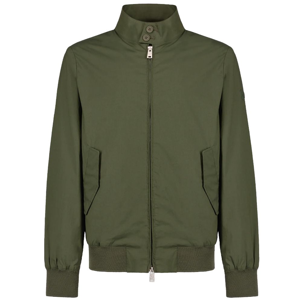 People Of Shibuya Green Cotton Jacket by People Of Shibuya