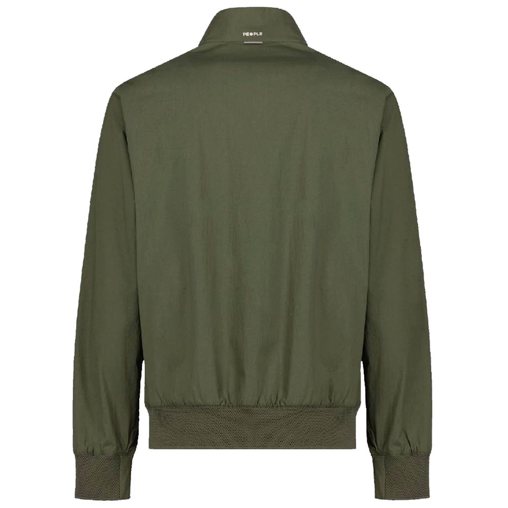 People Of Shibuya Green Cotton Jacket by People Of Shibuya