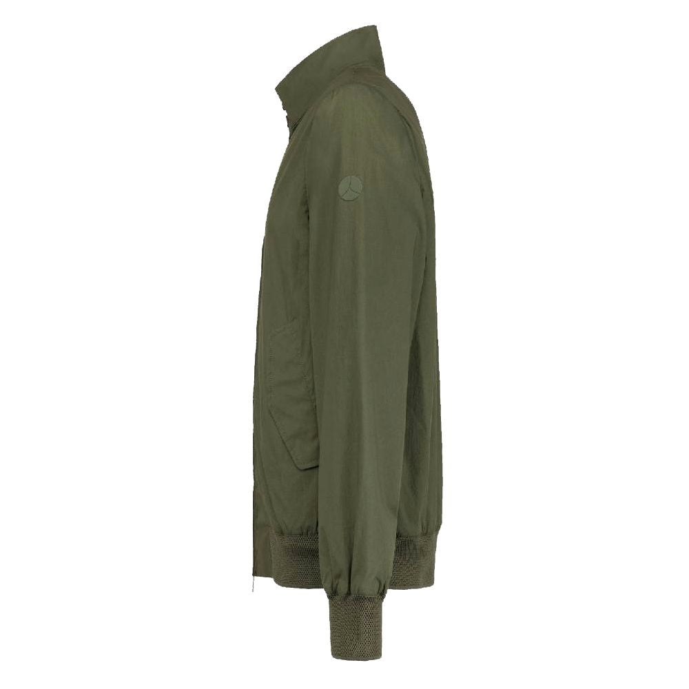 People Of Shibuya Green Cotton Jacket by People Of Shibuya
