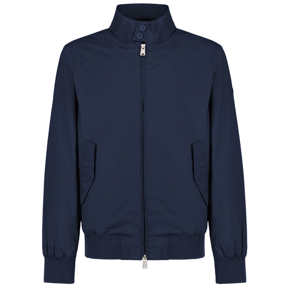 People Of Shibuya Blue Cotton Jacket by People Of Shibuya