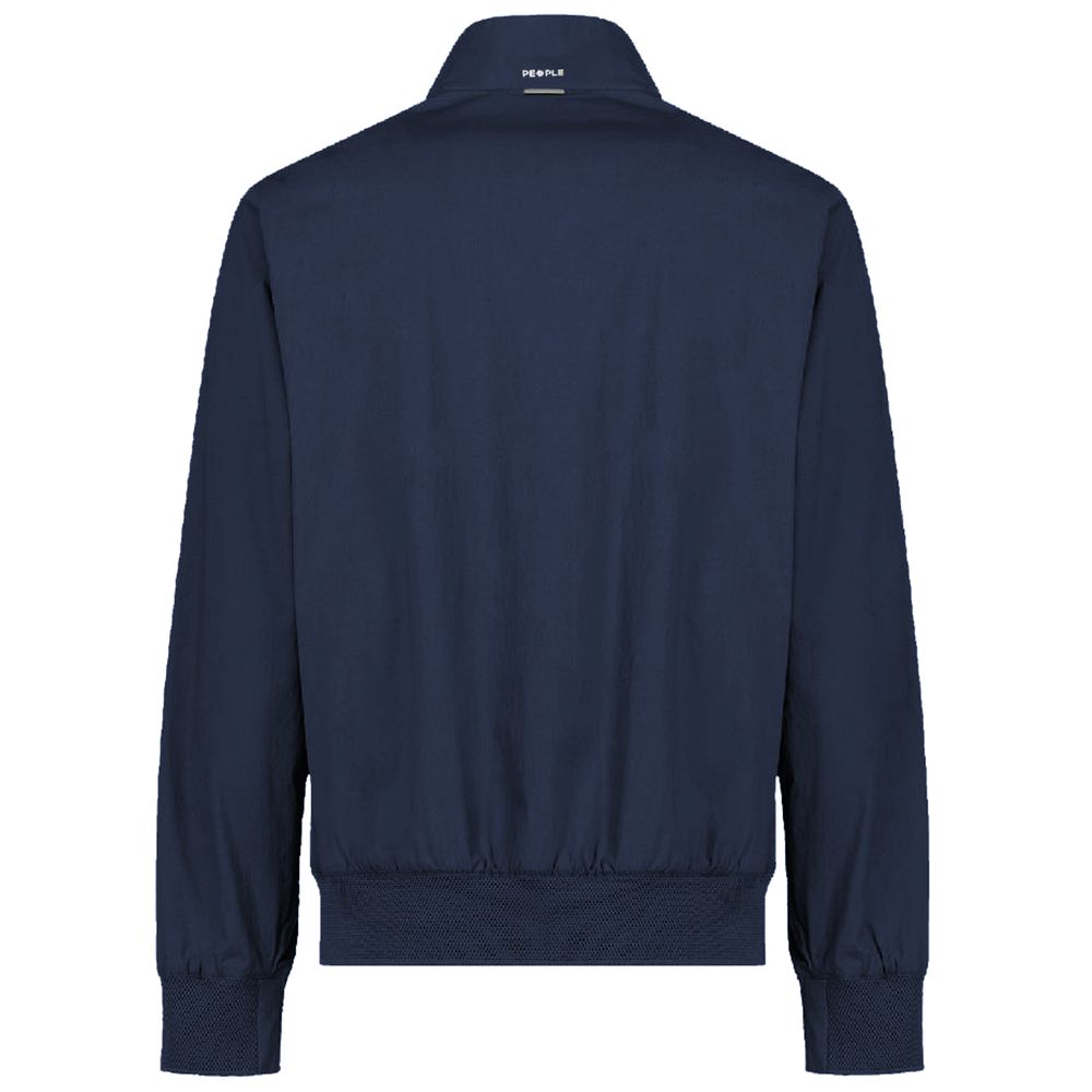 People Of Shibuya Blue Cotton Jacket by People Of Shibuya