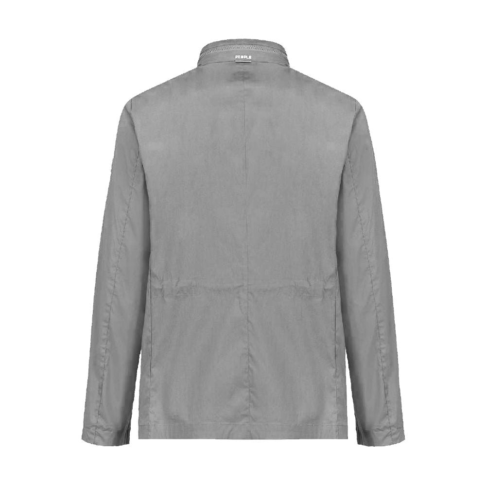 People Of Shibuya Gray Cotton Jacket by People Of Shibuya