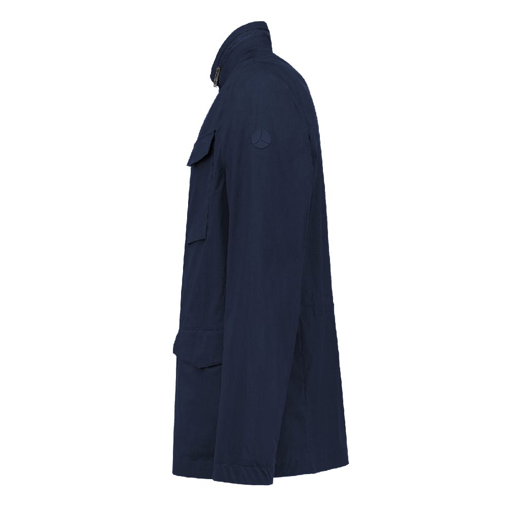 People Of Shibuya Blue Cotton Jacket by People Of Shibuya
