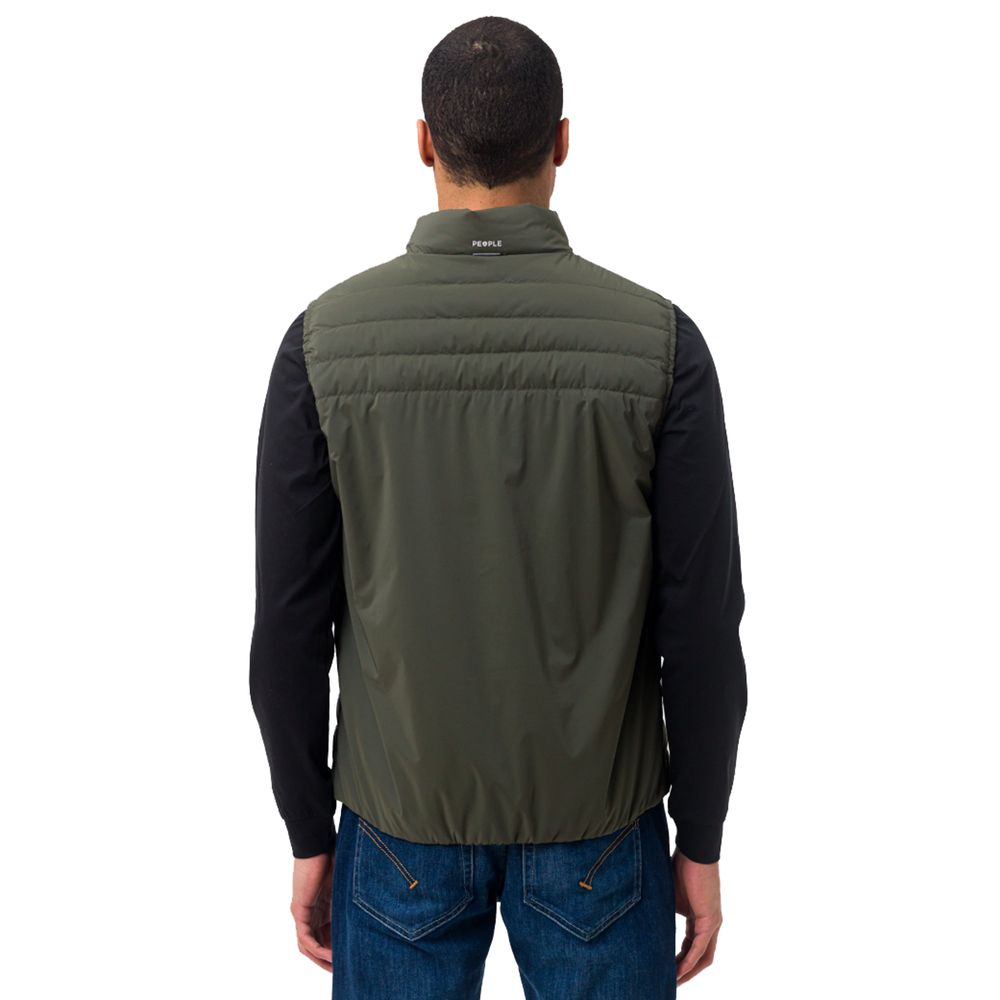 Gilet vert en polyester People Of Shibuya