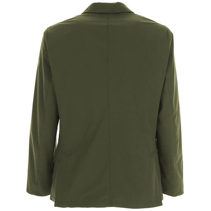 Blazer vert en polyester People Of Shibuya