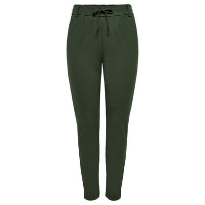 Groene Viscose Broek Only Luxe Comfort Pasvorm Premium