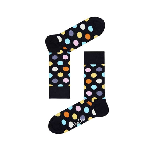 Chaussettes en coton noir Happy Socks