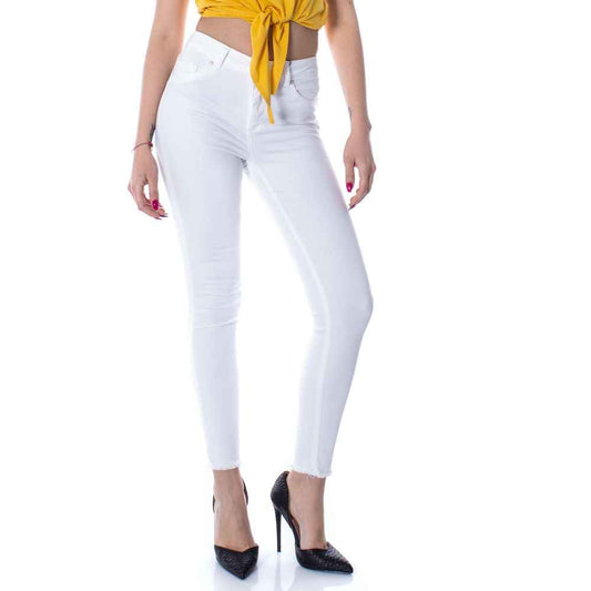 Only White Cotton Skinny Jean