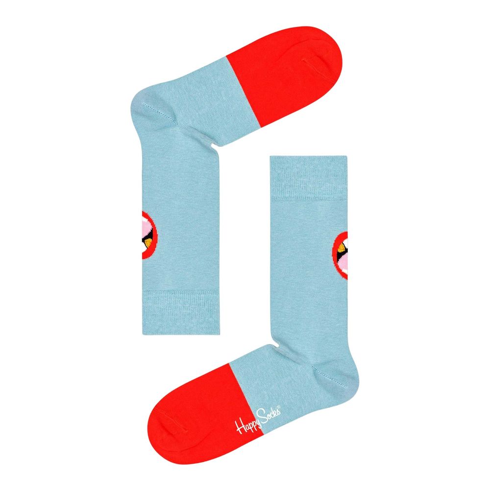 Chaussette en coton bleu Happy Socks