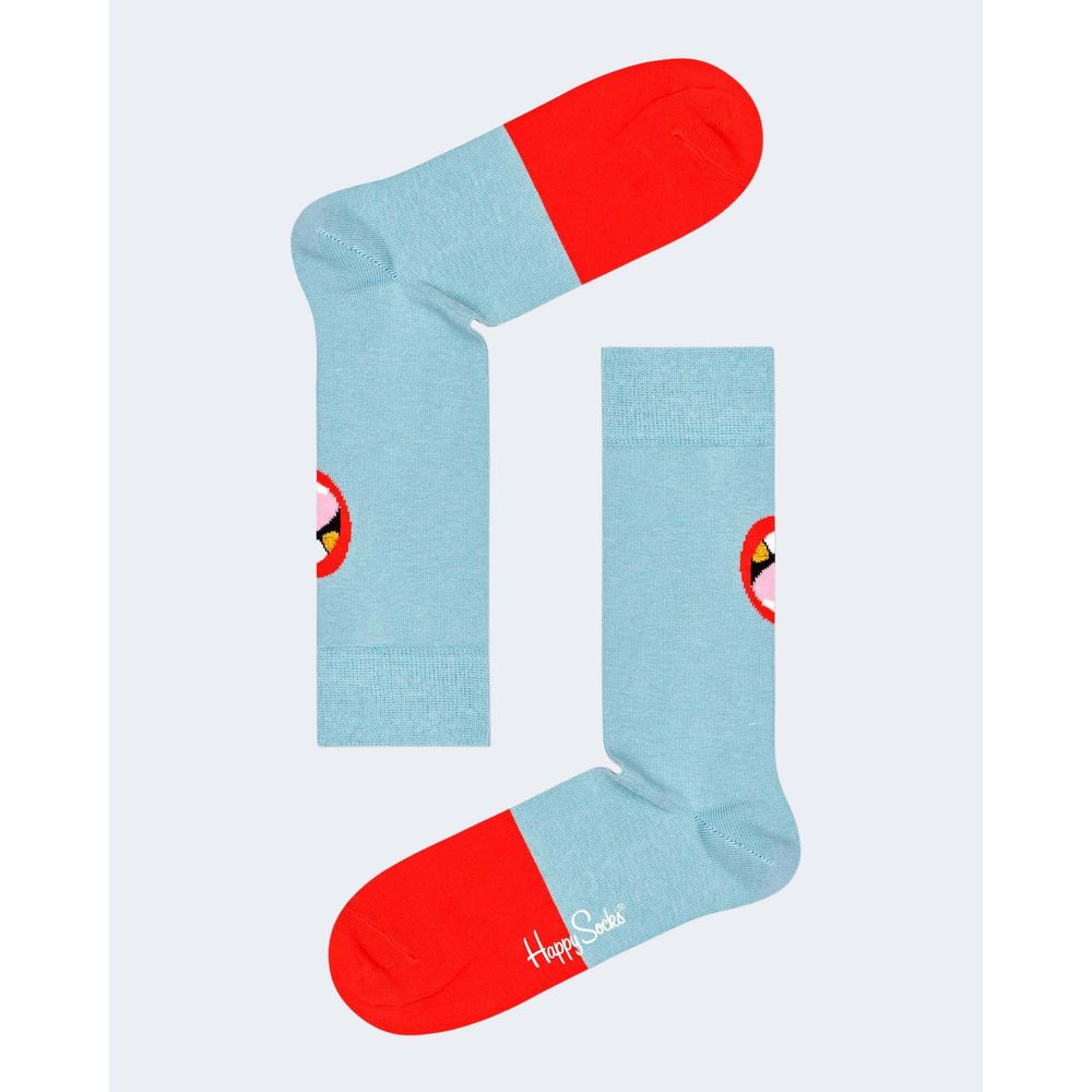 Chaussette en coton bleu Happy Socks