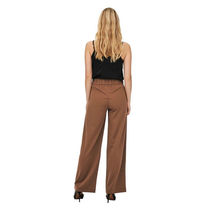 Jean et pantalon en polyester marron Jacqueline De Yong