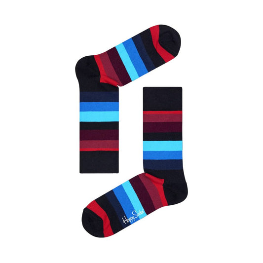 Chaussettes en coton noir Happy Socks