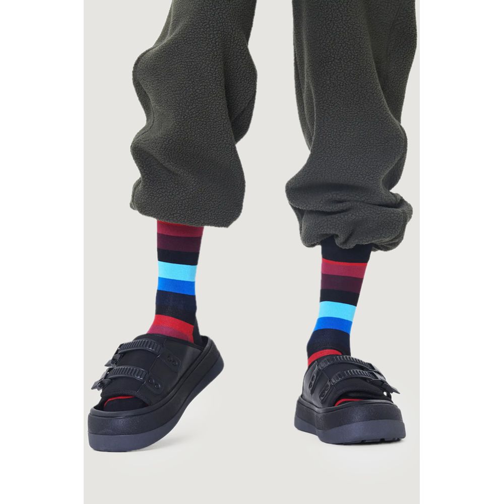 Chaussettes en coton noir Happy Socks