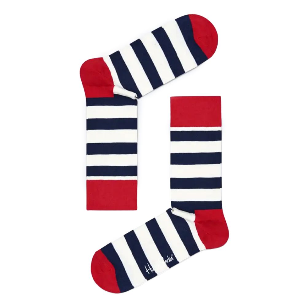 Collants et chaussettes en coton bleu Happy Socks