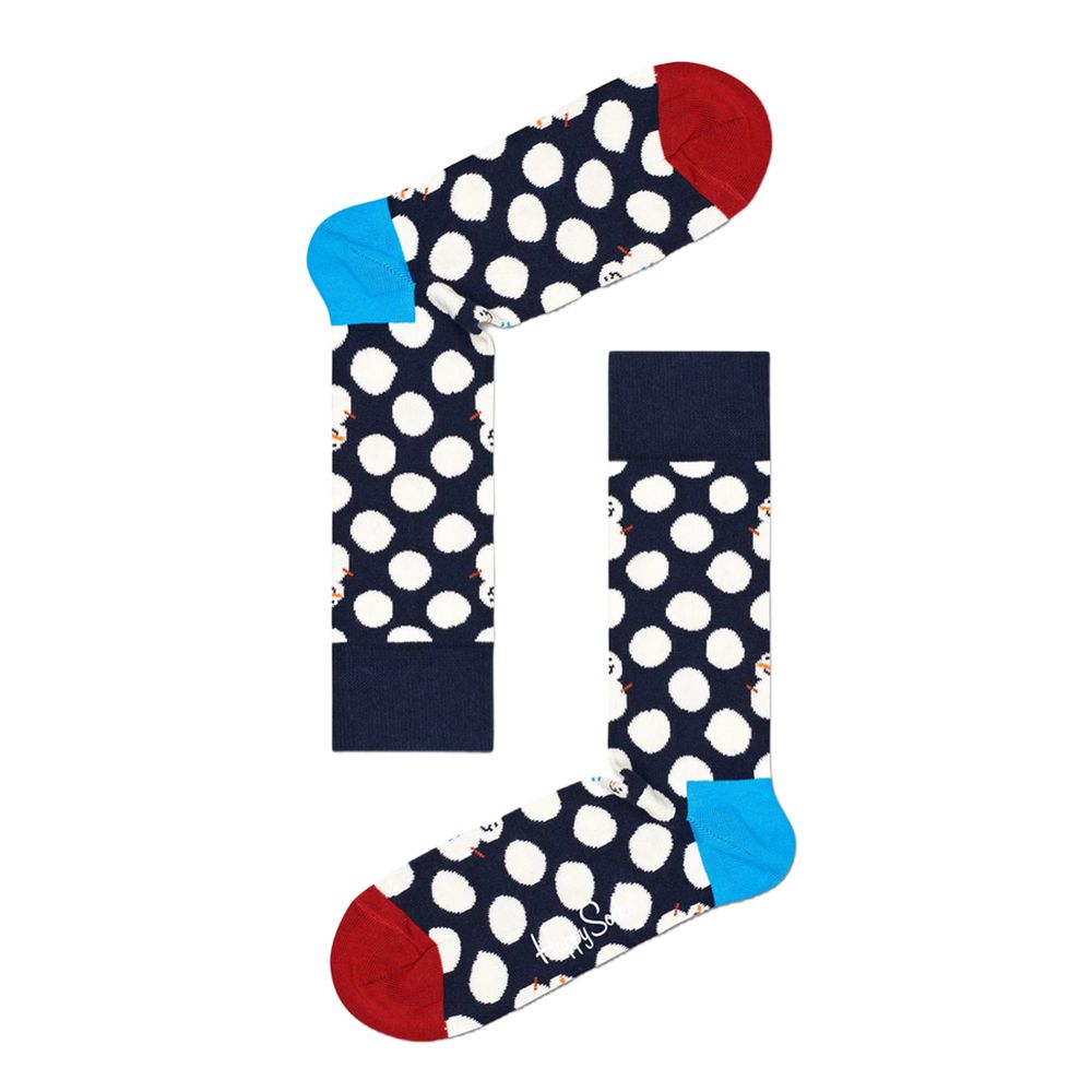 Chaussette en coton bleu Happy Socks