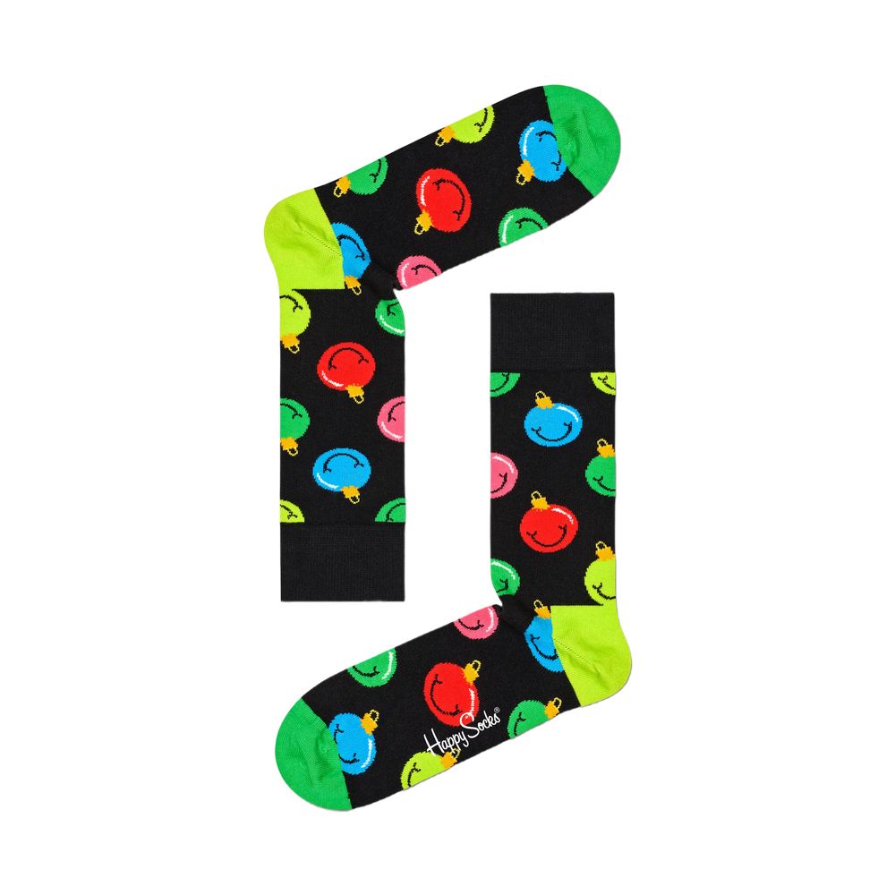 Collants et chaussettes en coton rouge Happy Socks