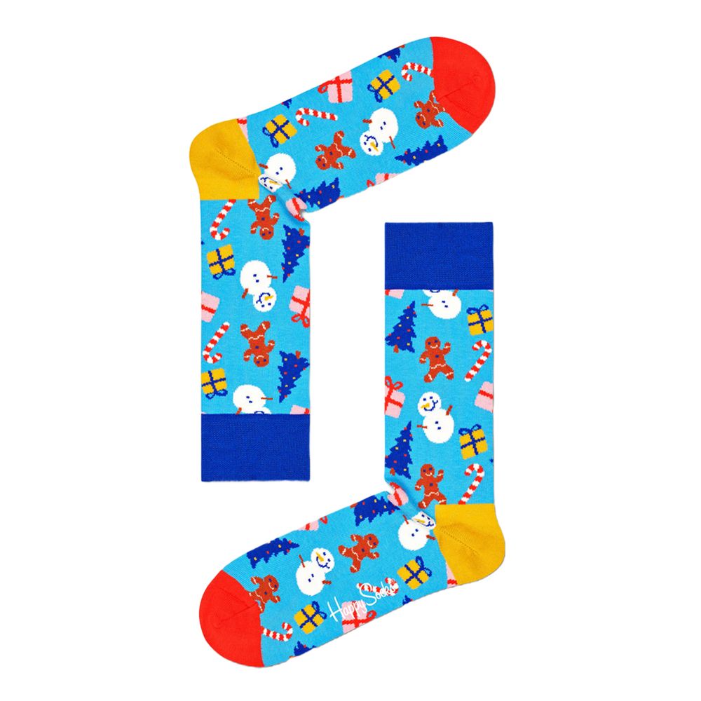 Collants et chaussettes en coton rouge Happy Socks