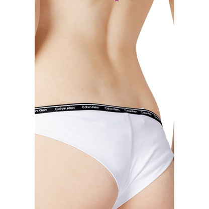 Slip de bain en polyester blanc Calvin Klein Jeans