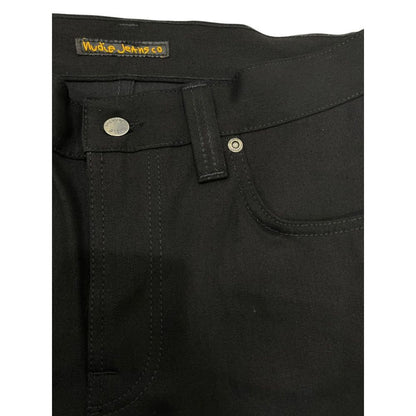 Nudie Jeans Jean noir en coton pour homme