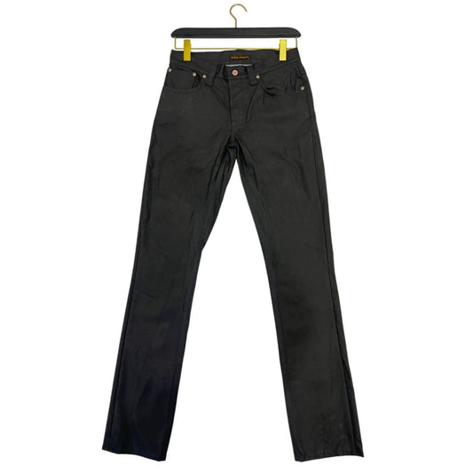 Nudie Jeans Jean noir en coton pour homme